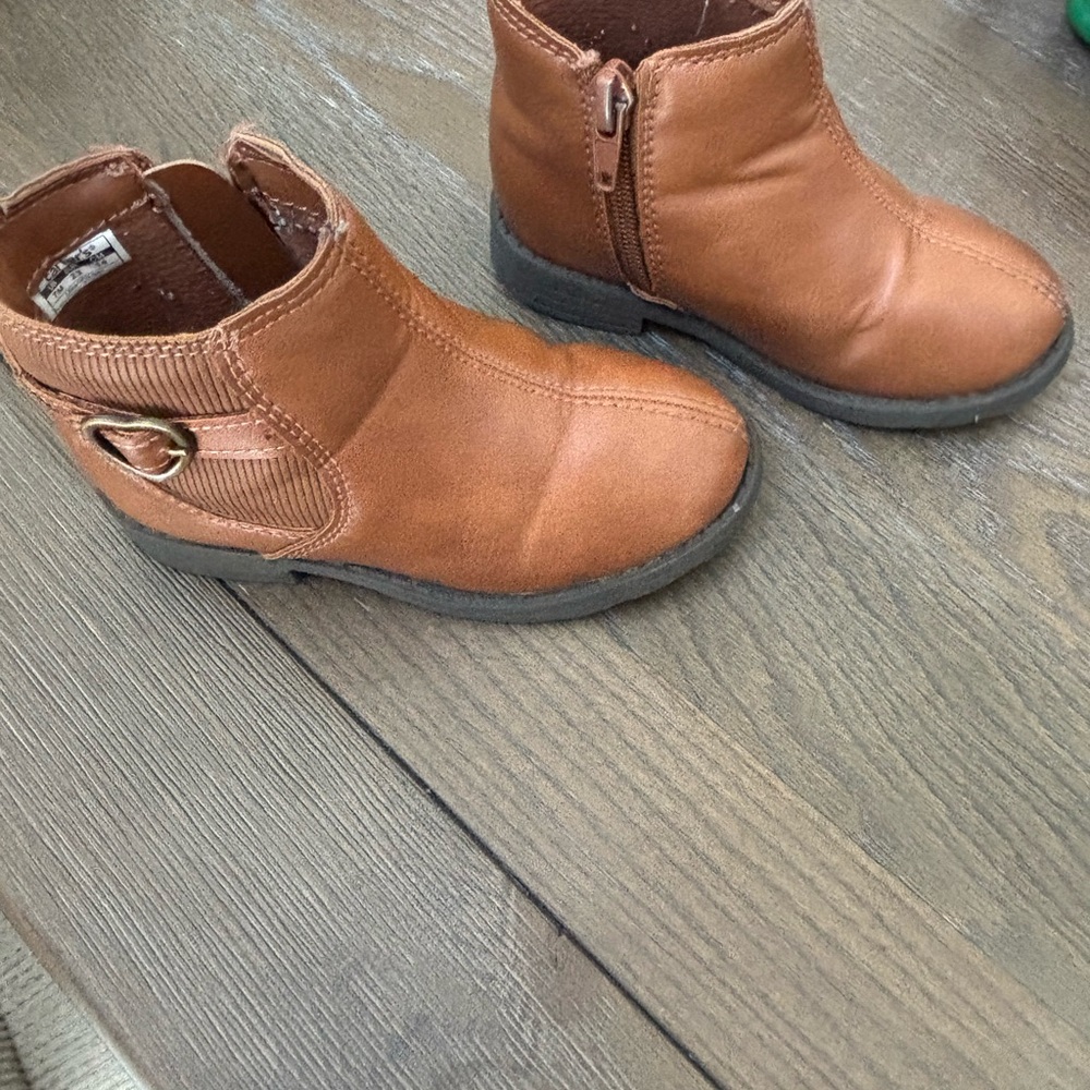 Brown Toddler sz 7 Ankle Boots